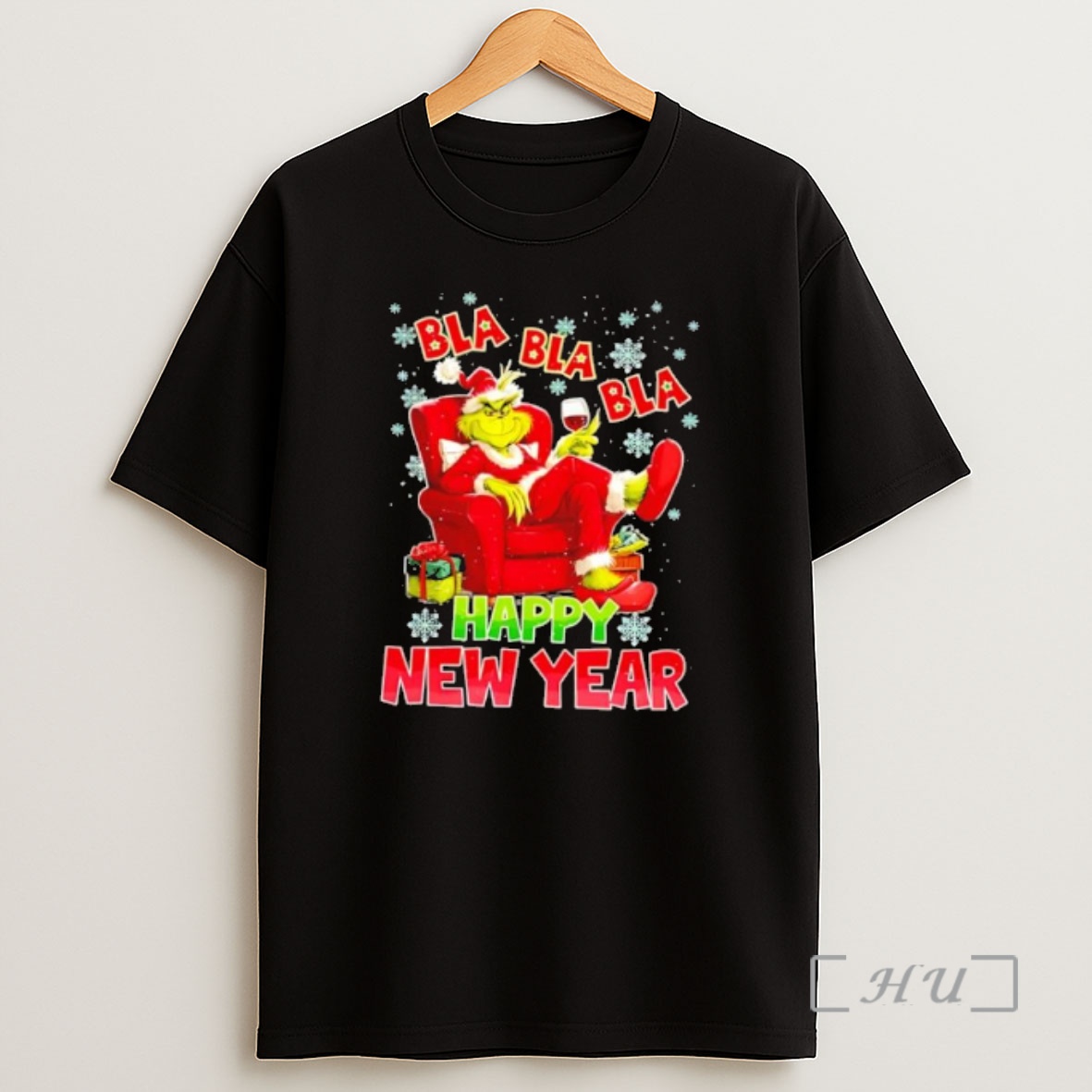 Officials Grinch Bla Bla Bla Happy New Year Shirt Sweatshirt Tee