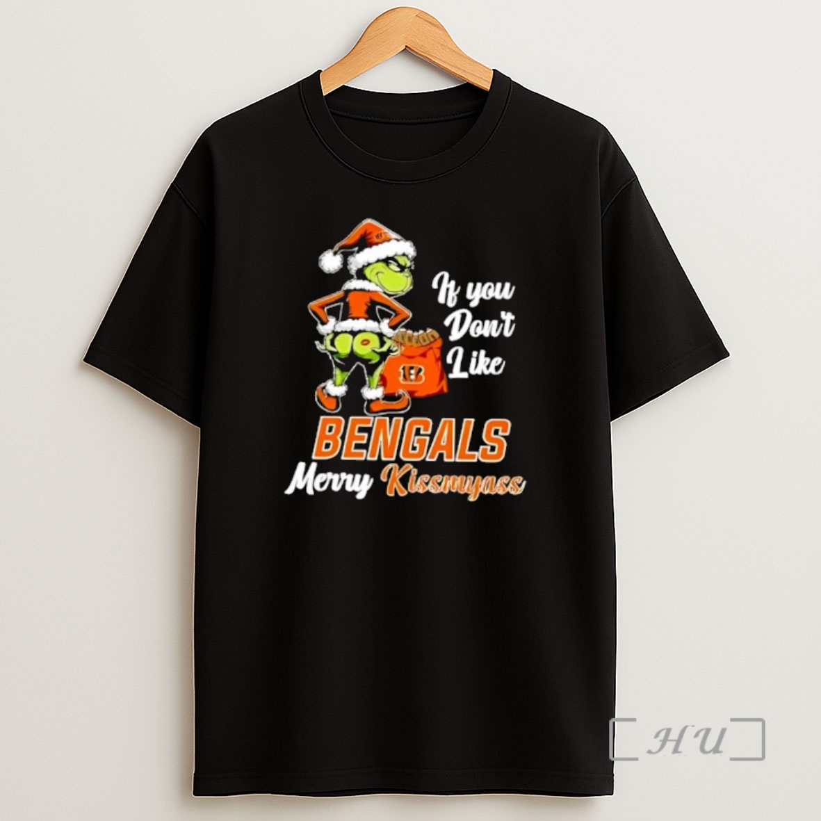 Officials Grinch Christmas If You Dont Like Cincinnati Bengals Merry Kissmyass Shirt Sweatshirt Tee