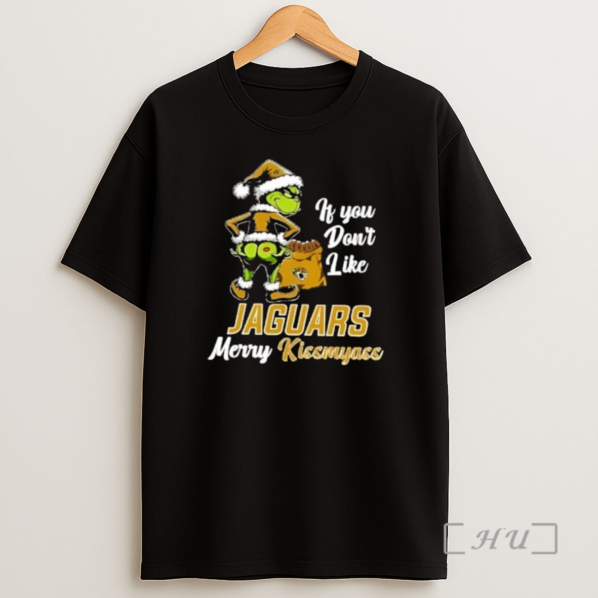 Officials Grinch Christmas If You Dont Like Jacksonville Jaguars Merry Kissmyass Shirt Sweatshirt Tee