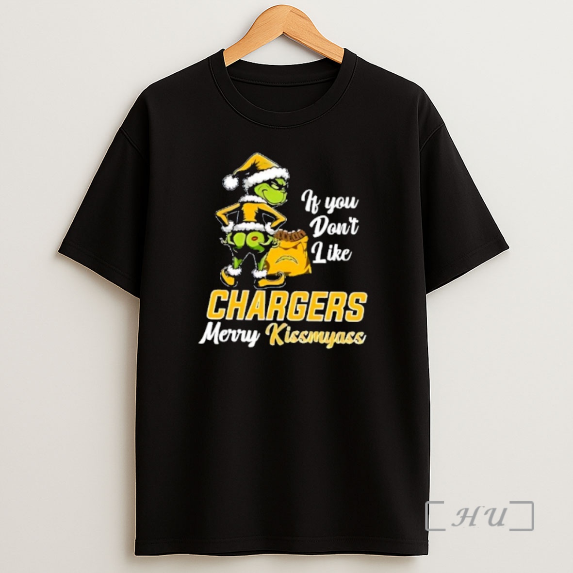 Officials Grinch Christmas If You Dont Like Los Angeles Chargers Merry Kissmyass Shirt Sweatshirt Tee