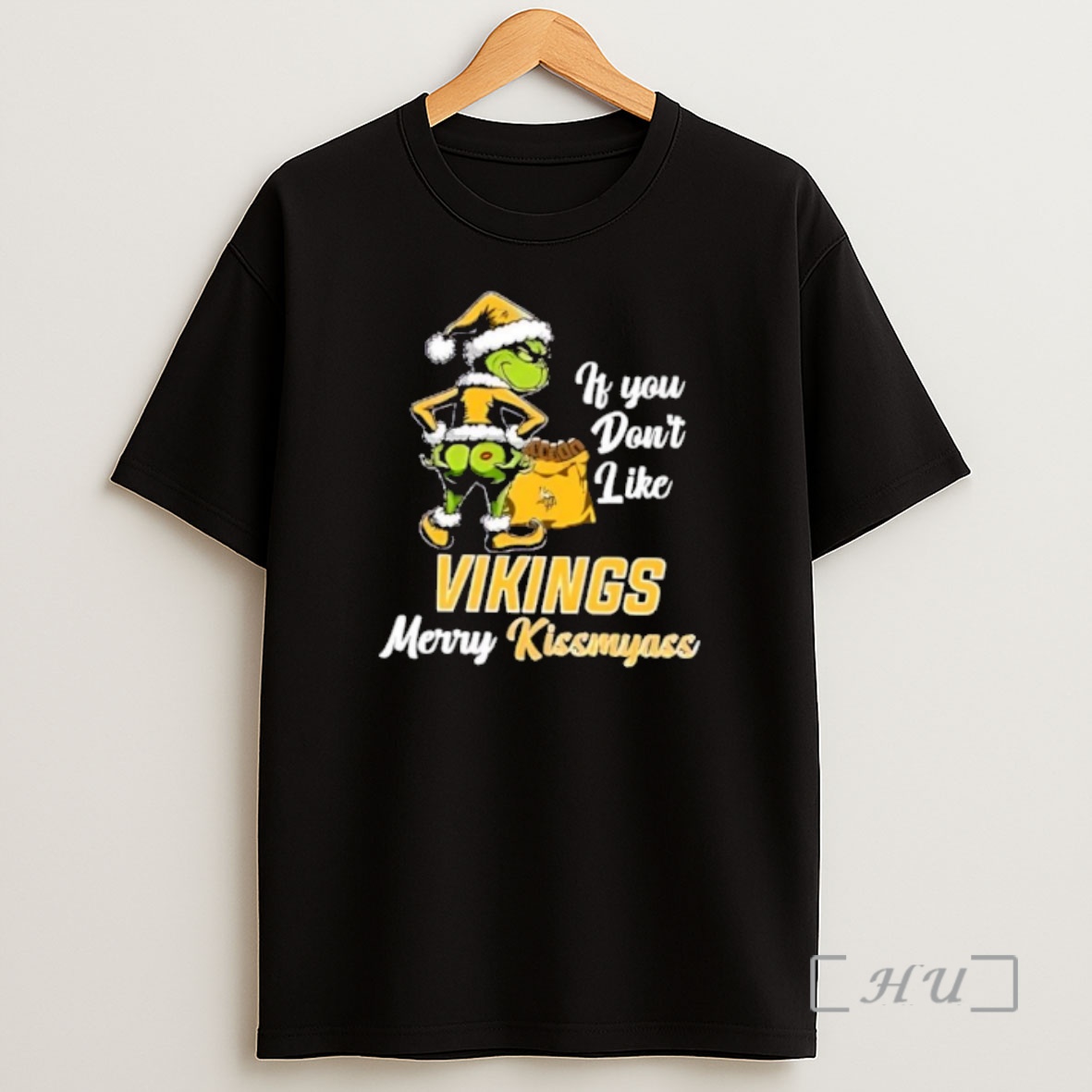 Officials Grinch Christmas If You Dont Like Minnesota Vikings Merry Kissmyass Shirt Sweatshirt Tee