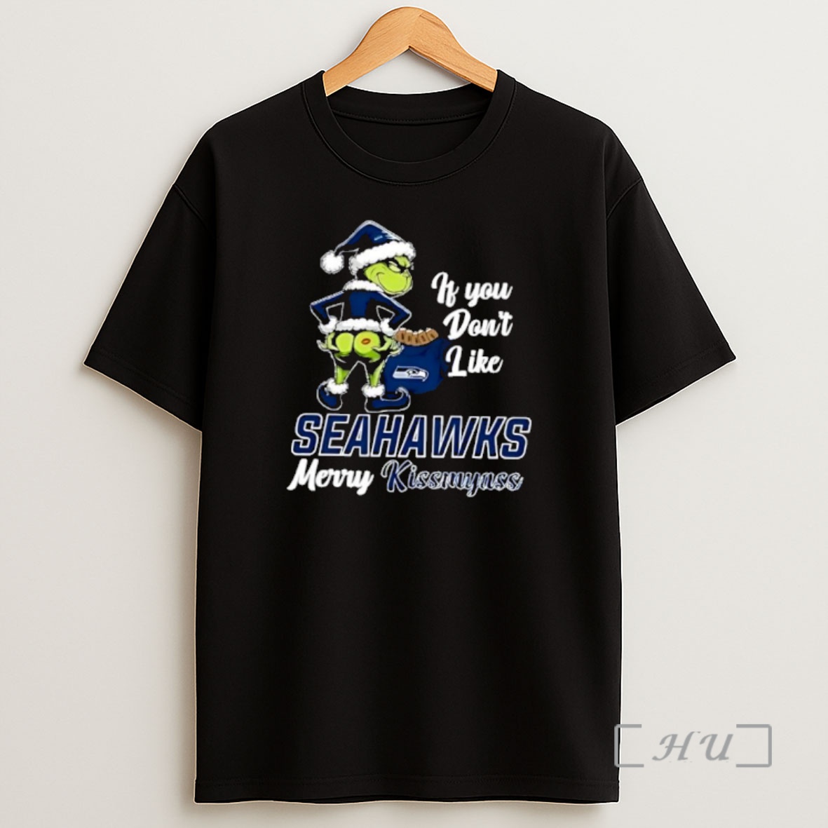 Officials Grinch Christmas If You Dont Like Seattle Seahawks Merry Kissmyass Shirt Sweatshirt Tee