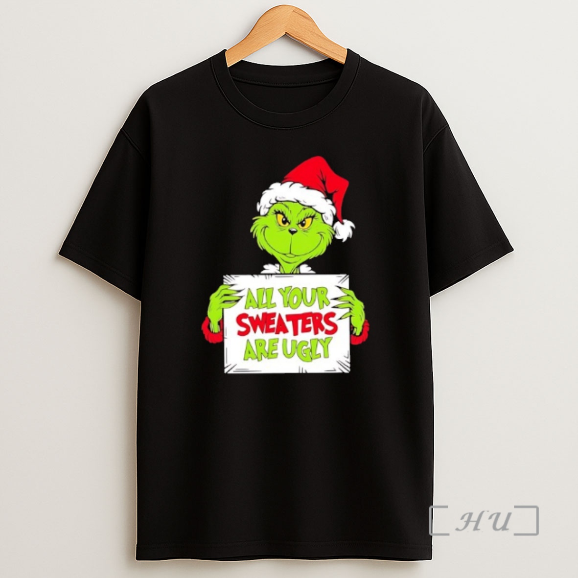 Officials Grinch Christmas Lights All Yours Sweaters Are Ugly Premium Shirt Sweatshirt Tee