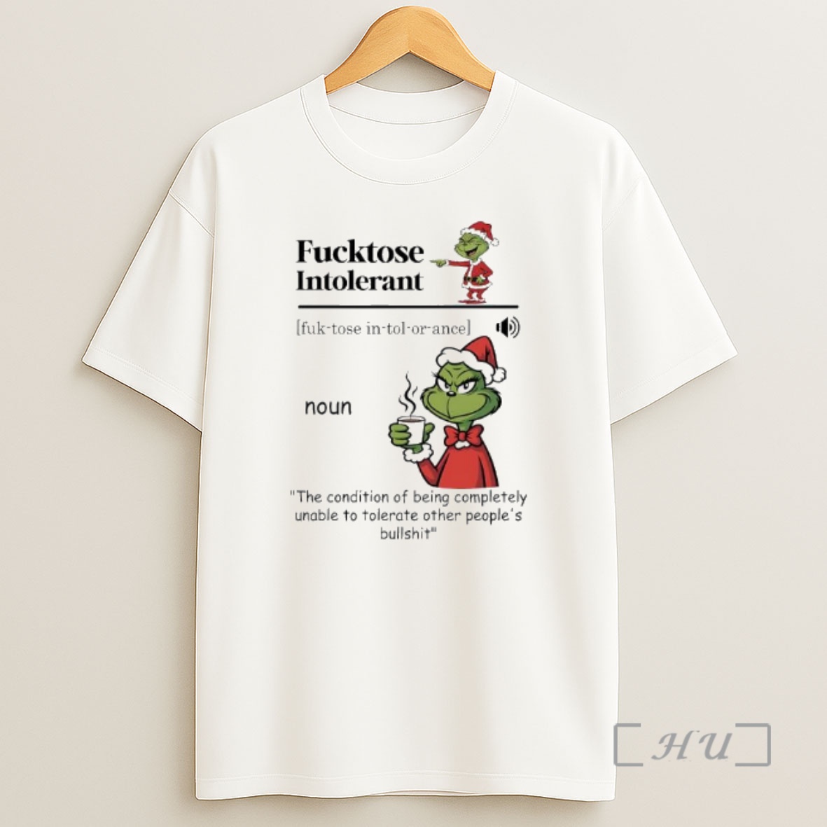 Officials Grinch Fucktose Intolerant Fuk Tose In Tol Or Ance Shirt Sweatshirt Tee