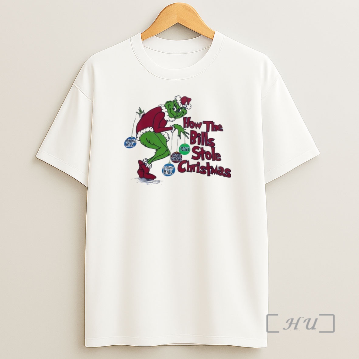 Officials Grinch How The Bills Stole Christmas Premium Shirt Sweatshirt Tee