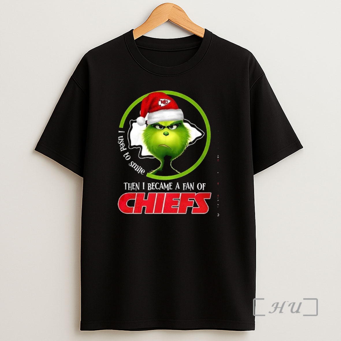 Officials Grinch I Used To Smile Then I Became A Fan Of Chiefs Premium Shirt Sweatshirt Tee
