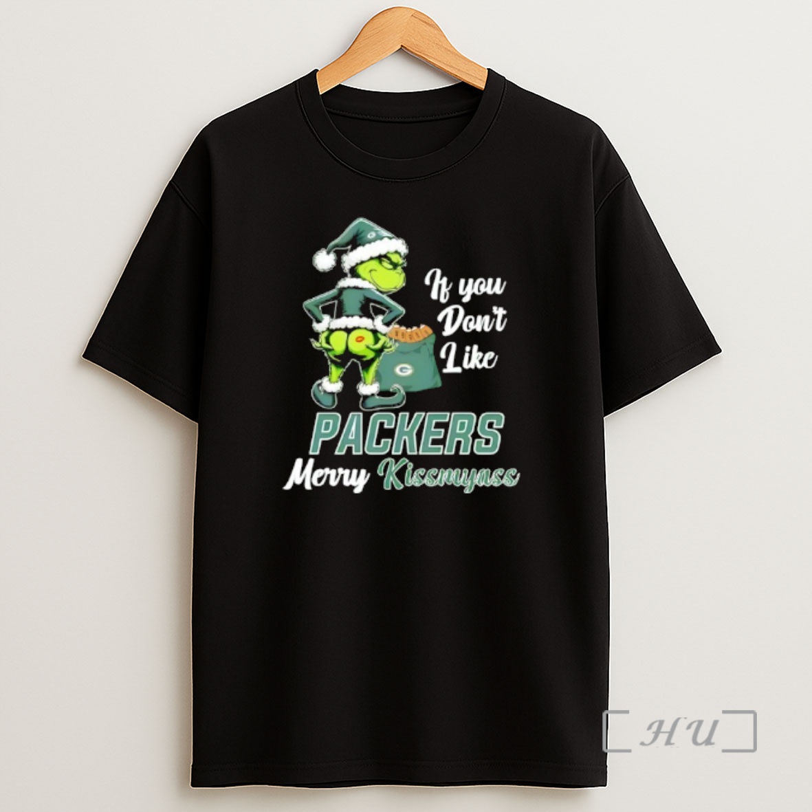 Officials Grinch If You Dont Like Green Bay Packers Merry Kissmyass Shirt Sweatshirt Tee