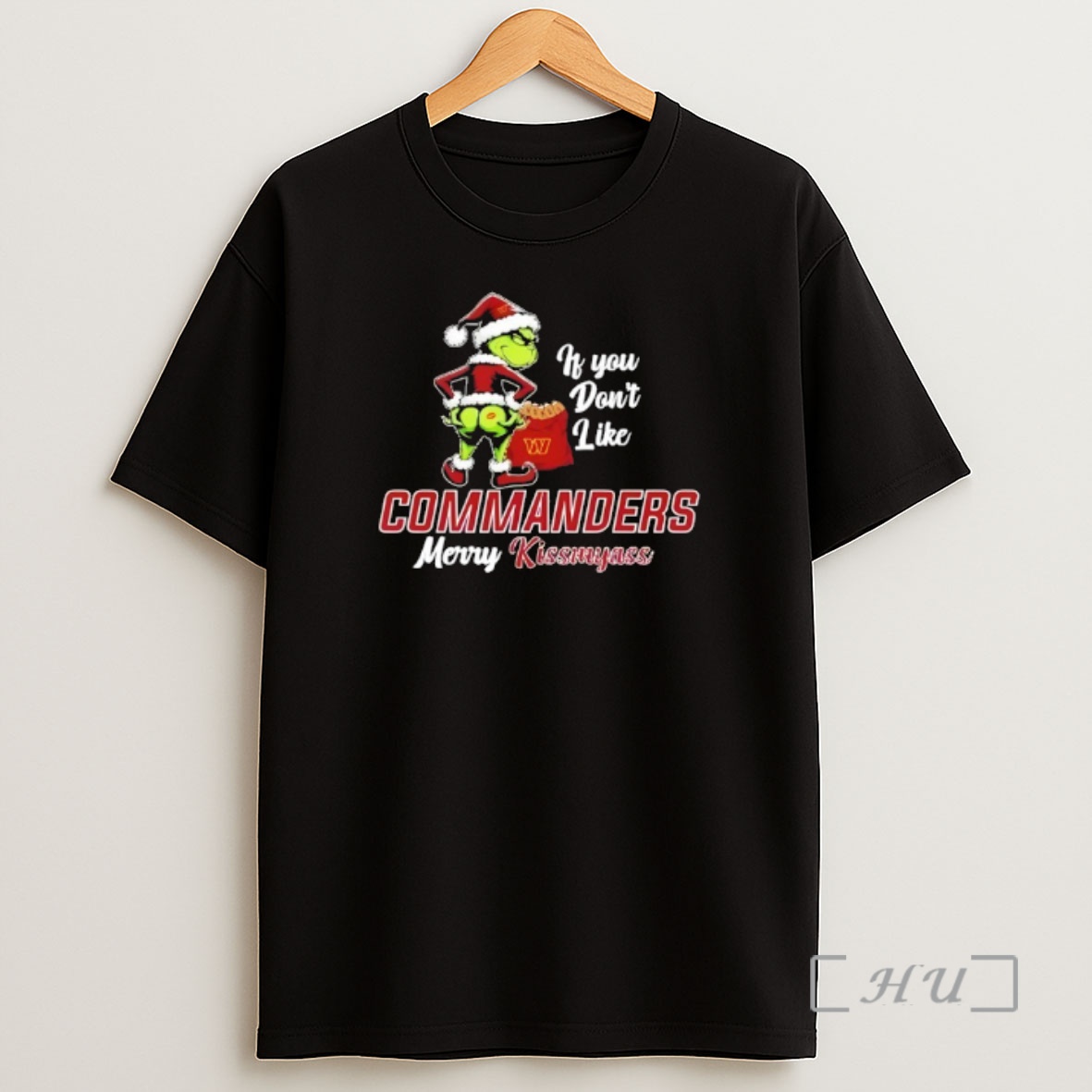 Officials Grinch If You Dont Like Washington Commanders Merry Kissmyass Shirt Sweatshirt Tee