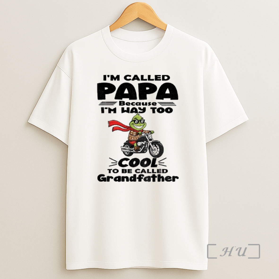 Officials Grinch Im Called Papa Because Im Way Too Cool To Be Called Grandfather Christmas Premium Shirt Sweatshirt Tee