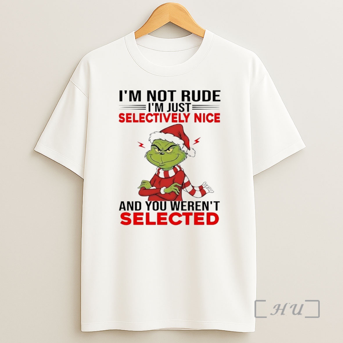 Officials Grinch Im Not Rude Im Just Selectively Nice Christmas Premium Shirt Sweatshirt Tee