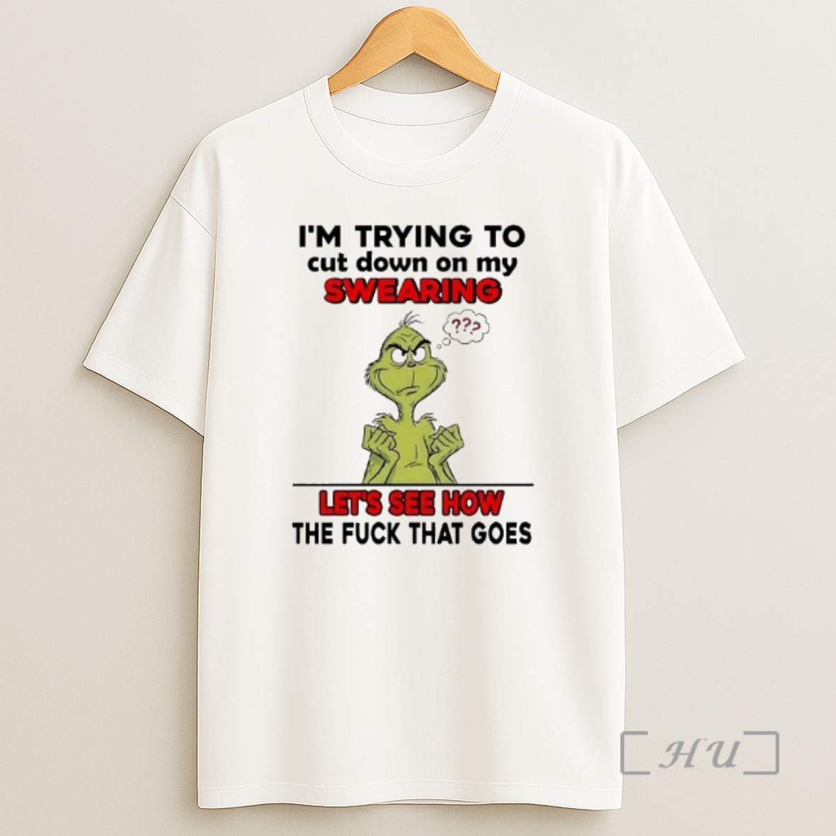 Officials Grinch Im Trying To Cut Down On My Swearing Lets See How Christmas Shirt Sweatshirt Tee