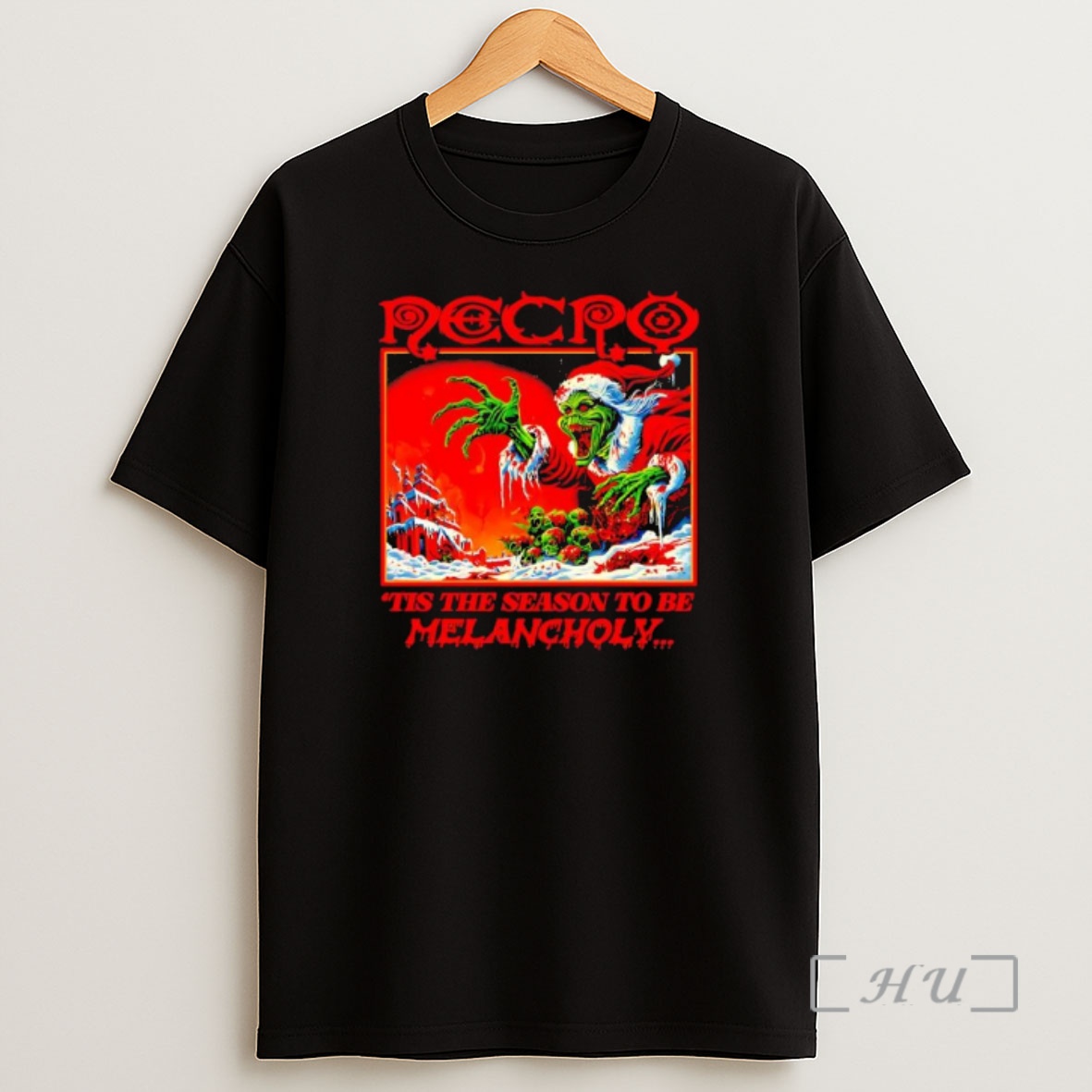 Officials Grinch Necro Tis The Season To Be Melancholy Shirt Sweatshirt Tee