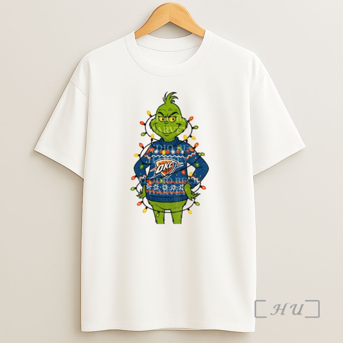 Officials Grinch Oklahoma City Thunder Nba Basketball Christmas In Oklahoma Shirt Sweatshirt Tee
