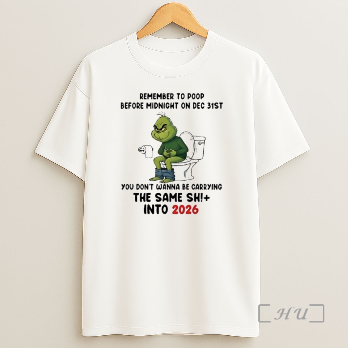 Officials Grinch Remember To Poop Before Midnight On Dec 31st Into 2026 Shirt Sweatshirt Tee