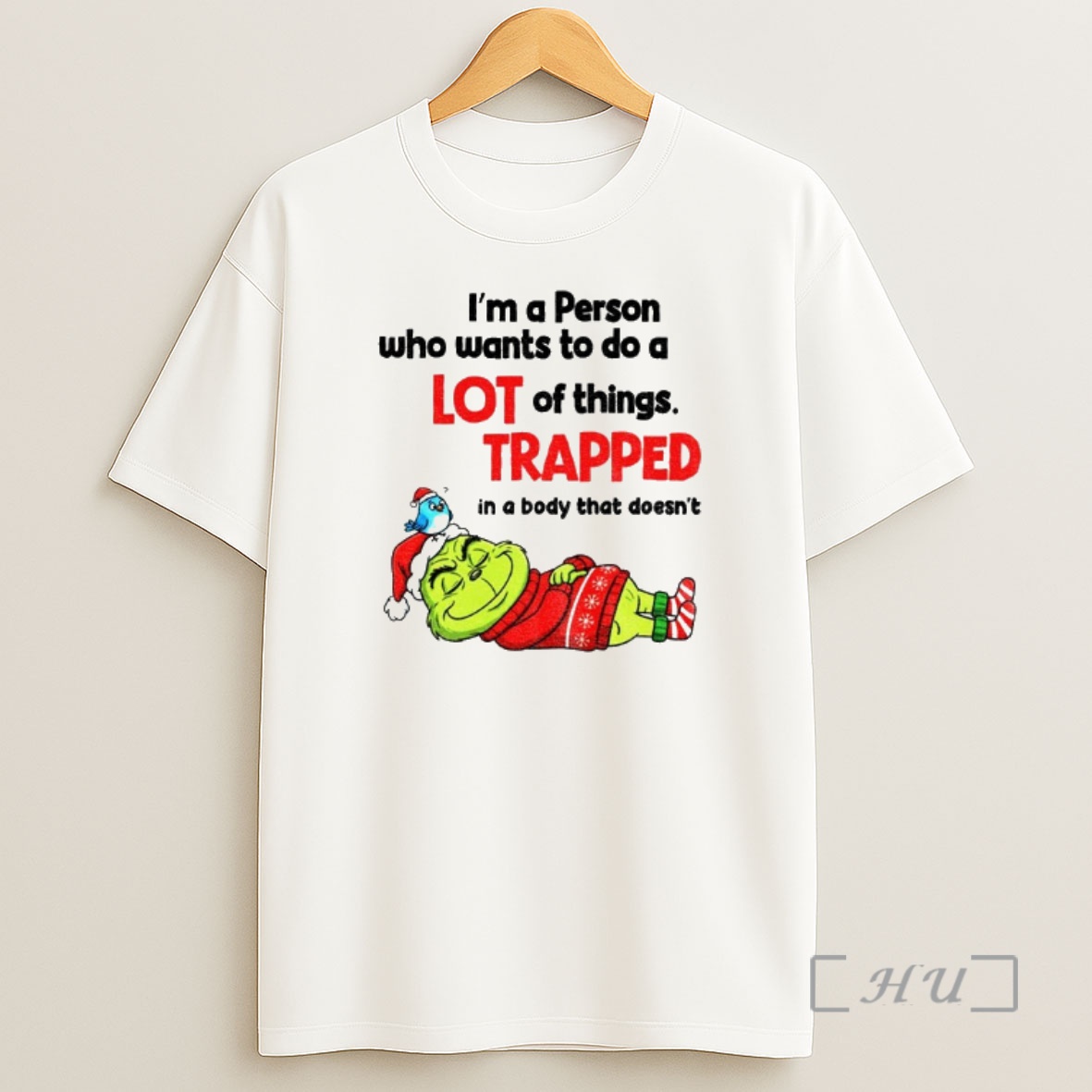 Officials Grinch Santa Im A Person Who Wants To Do A Lot Of Things Trapped In A Body That Doesnt Christmas Premium Shirt Sweatshirt Tee
