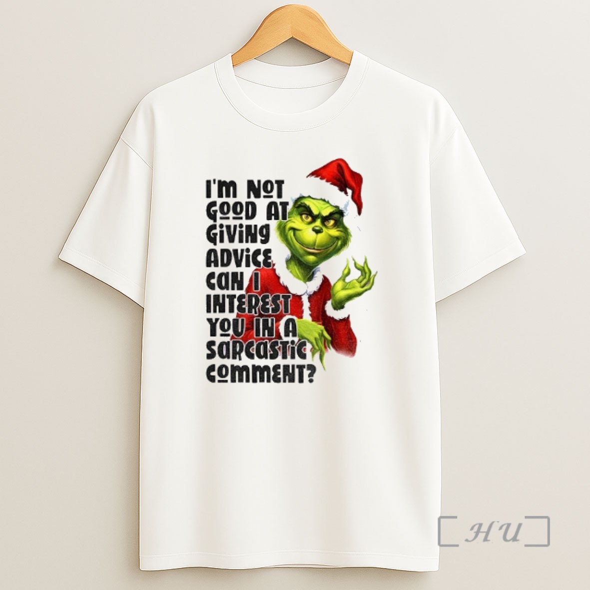 Officials Grinch Santa Im Not Good At Giving Advice Can I Interest Christmas Shirt Sweatshirt Tee