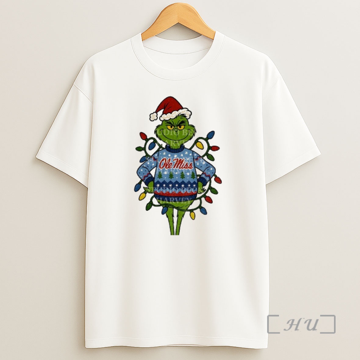 Officials Grinch Santa Hat Ole Miss Rebels Football Christmas 2025 Shirt Sweatshirt Tee