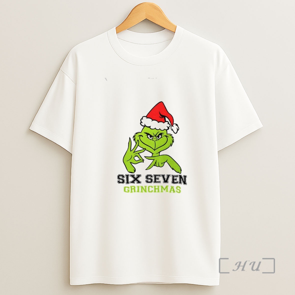 Officials Grinch Santa Hat Six Seven Grinchmas Christmas 2025 Premium Shirt Sweatshirt Tee