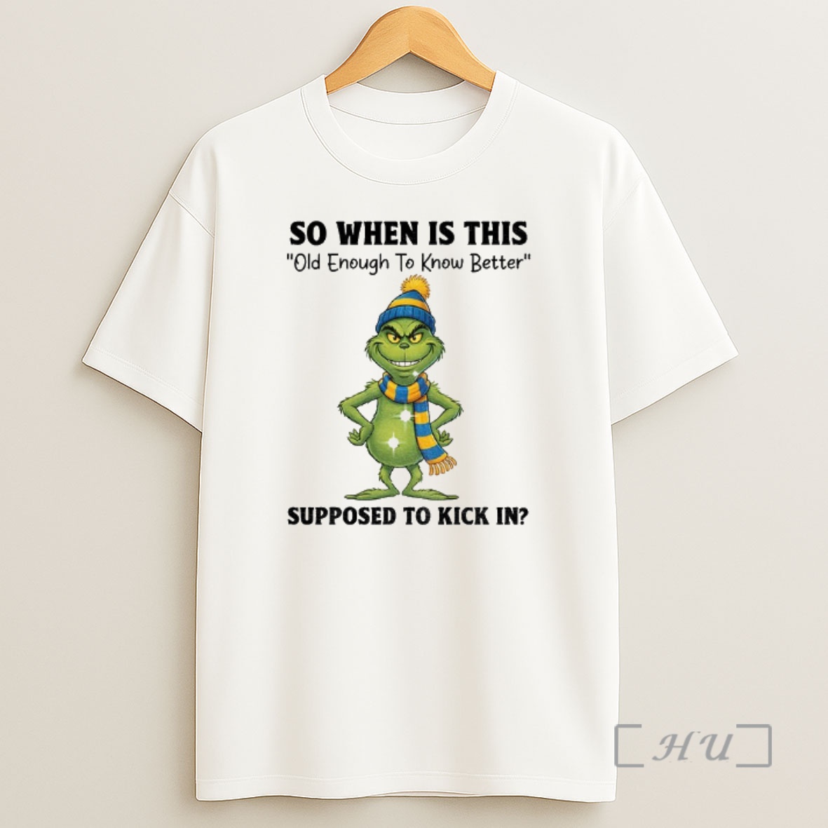 Officials Grinch Santa So When Is This Old Enough To Know Better Supposed To Kick In Christmas Shirt Sweatshirt Tee