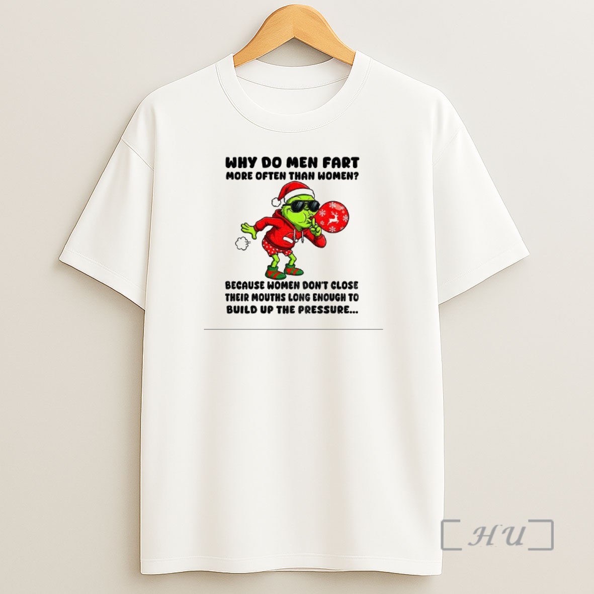 Officials Grinch Santa Why Do Men Fart More Often Than Women Because Women Dont Close Their Mouths Long Christmas Premium Shirt Sweatshirt Tee