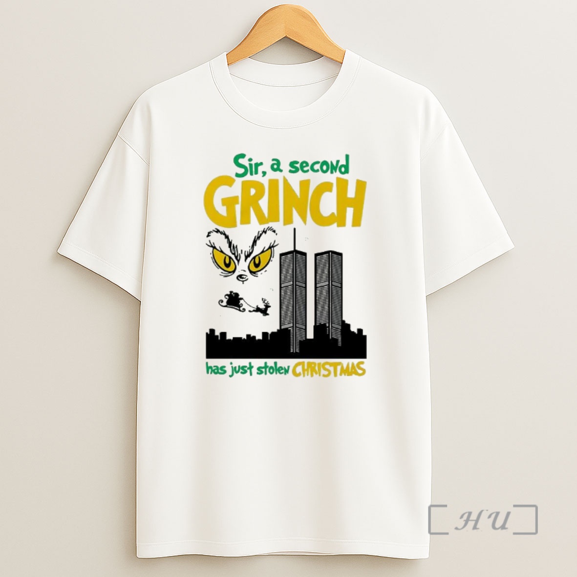 Officials Grinch Sir A Second Character Has Just Stolen Christmas 9 11 Sarcastic Premium Shirt Sweatshirt Tee
