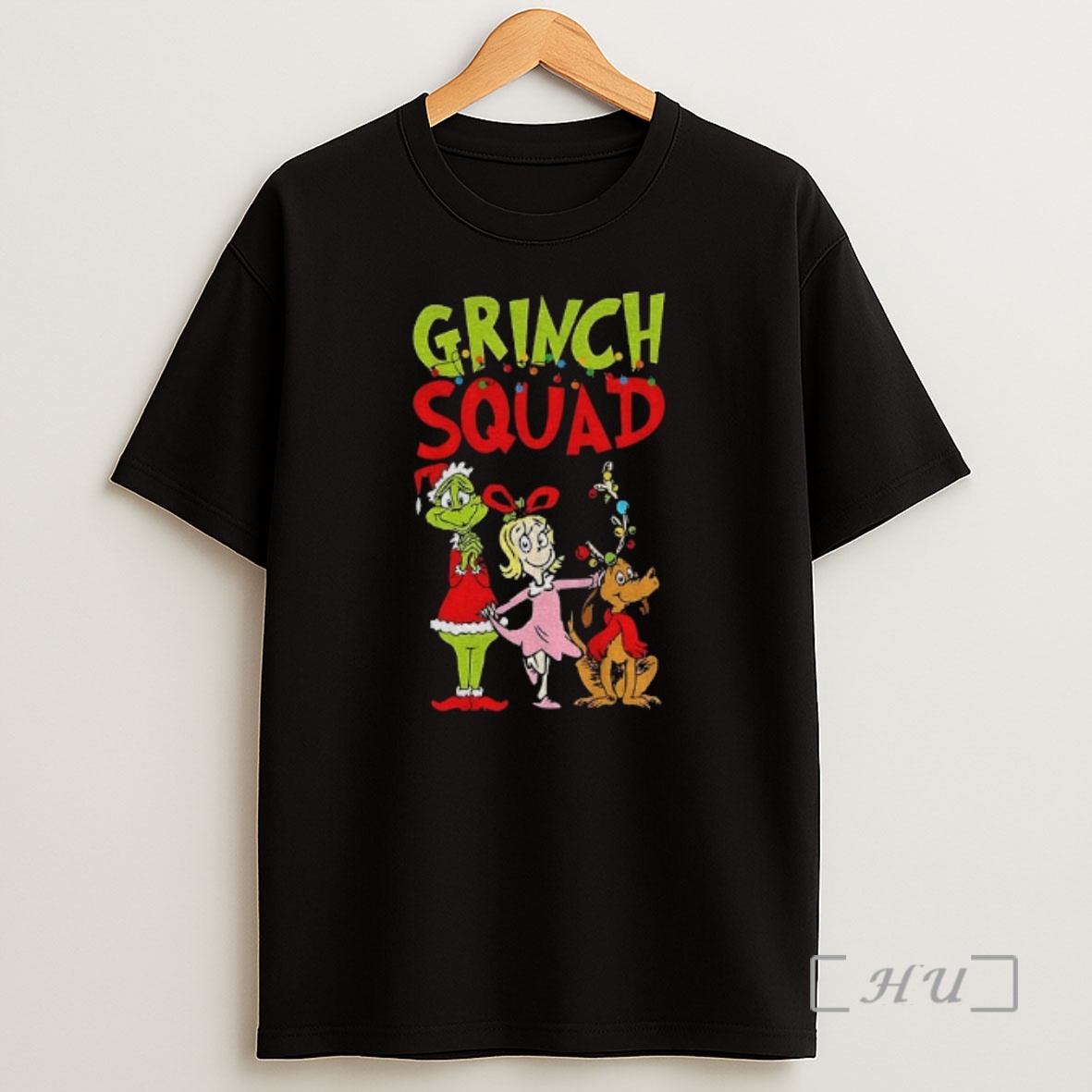 Officials Grinch Squad Cindy Lou Who And Max Merry Christmas Shirt Sweatshirt Tee