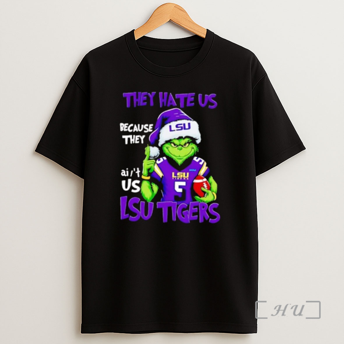 Officials Grinch They Hate Us Because They Aint Us Lsu Tigers Football Premium Shirt Sweatshirt Tee