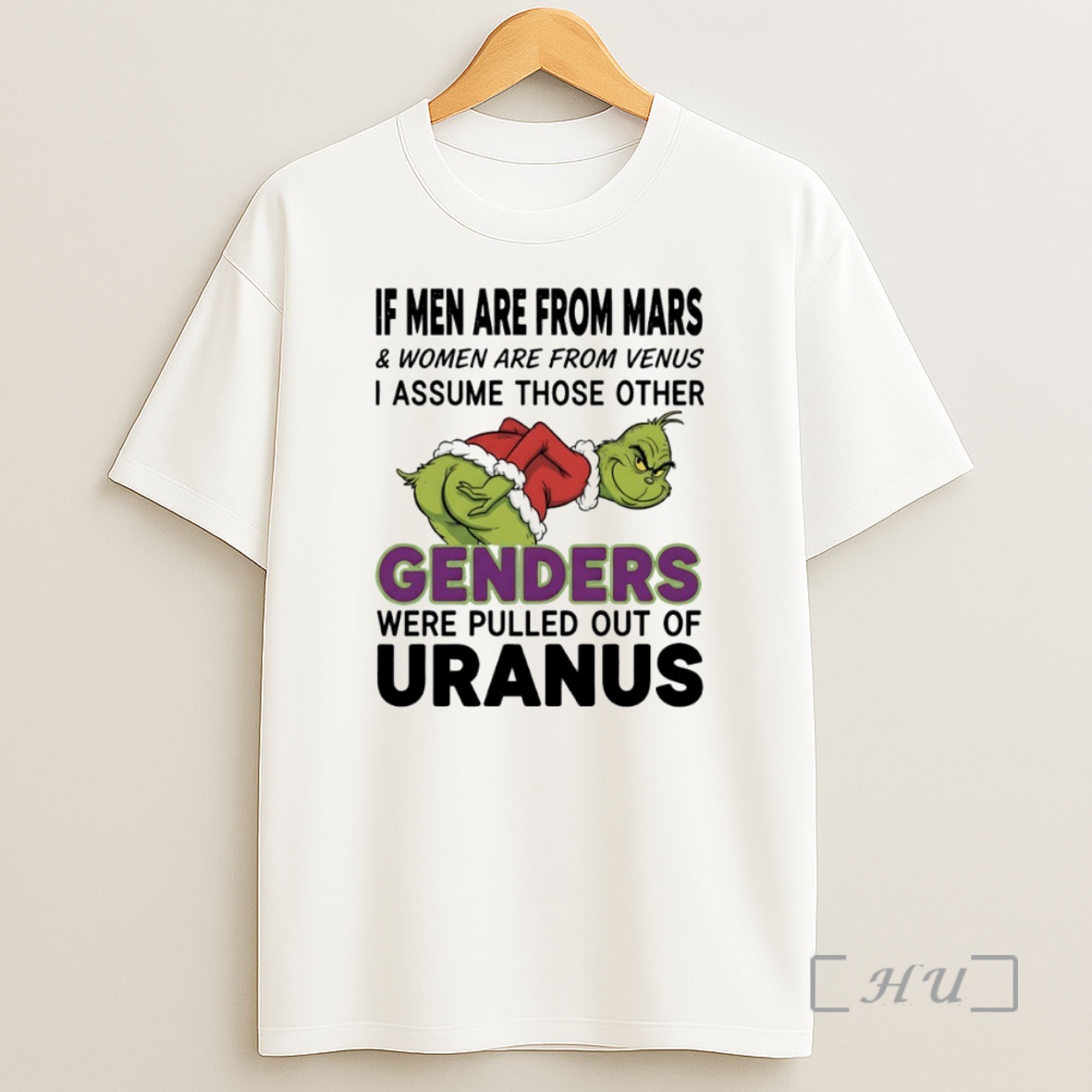 Officials Grinch Ass Genders Were Pulled Out Of Uranus Circle Shirt Sweatshirt Tee