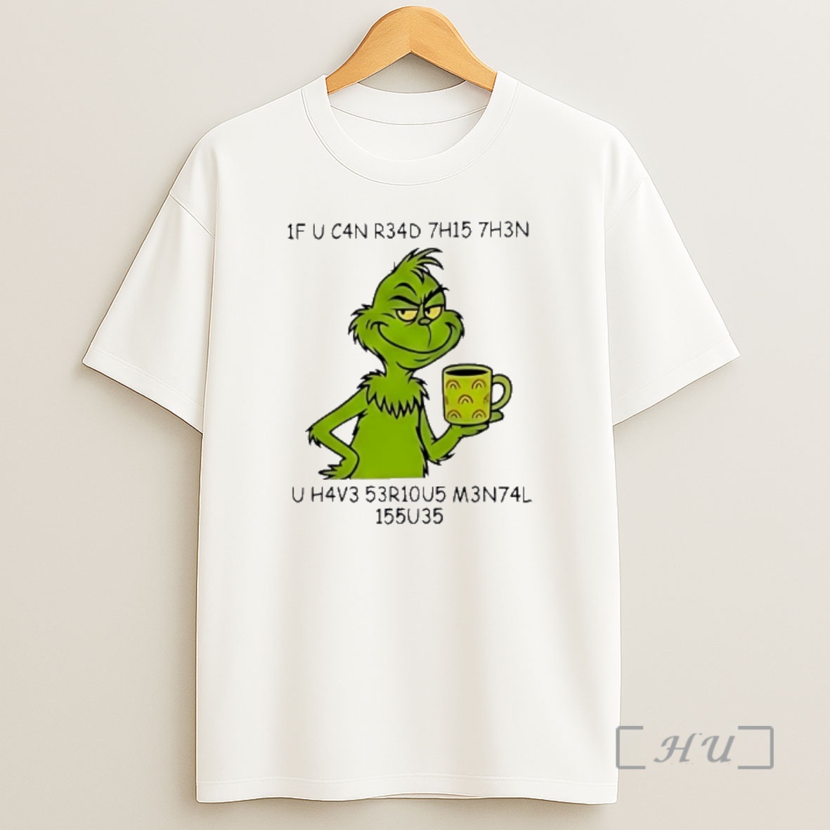 Officials Grinch Encrypted Text Serious Psychological Problems Shirt Sweatshirt Tee