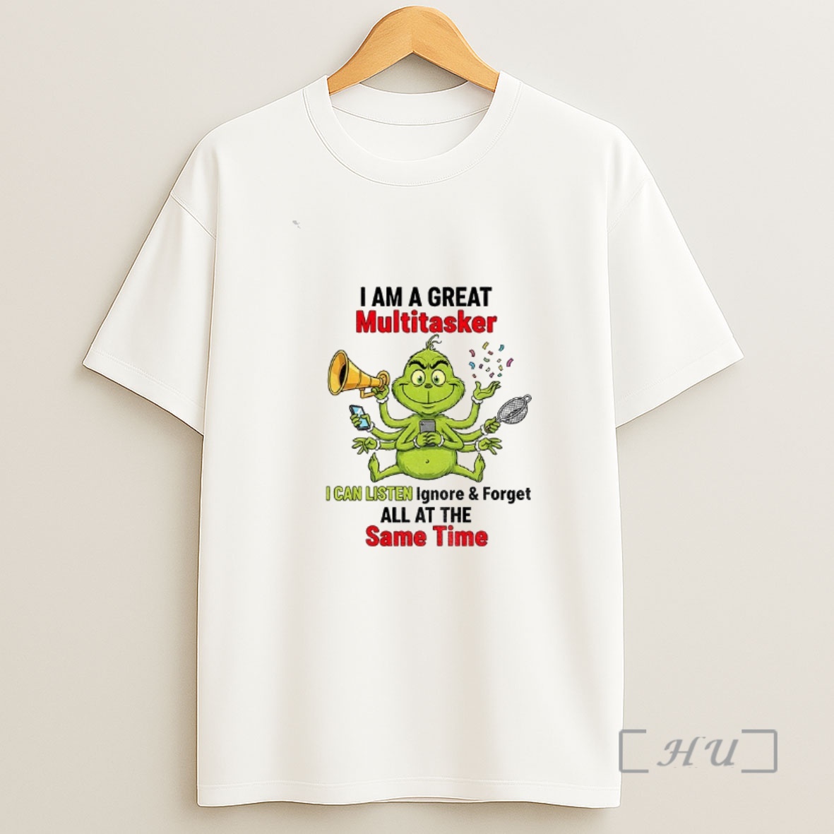 Officials Grinch Fat I Am A Great Multitasker I Can Listen Ignore And Forget All At The Same Time Christmas Shirt Sweatshirt Tee