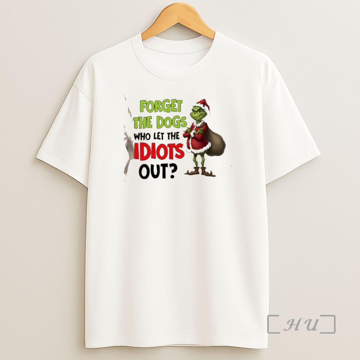 Officials Grinch Forget The Dogs Who Let The Idiots Out Christmas Shirt Sweatshirt Tee