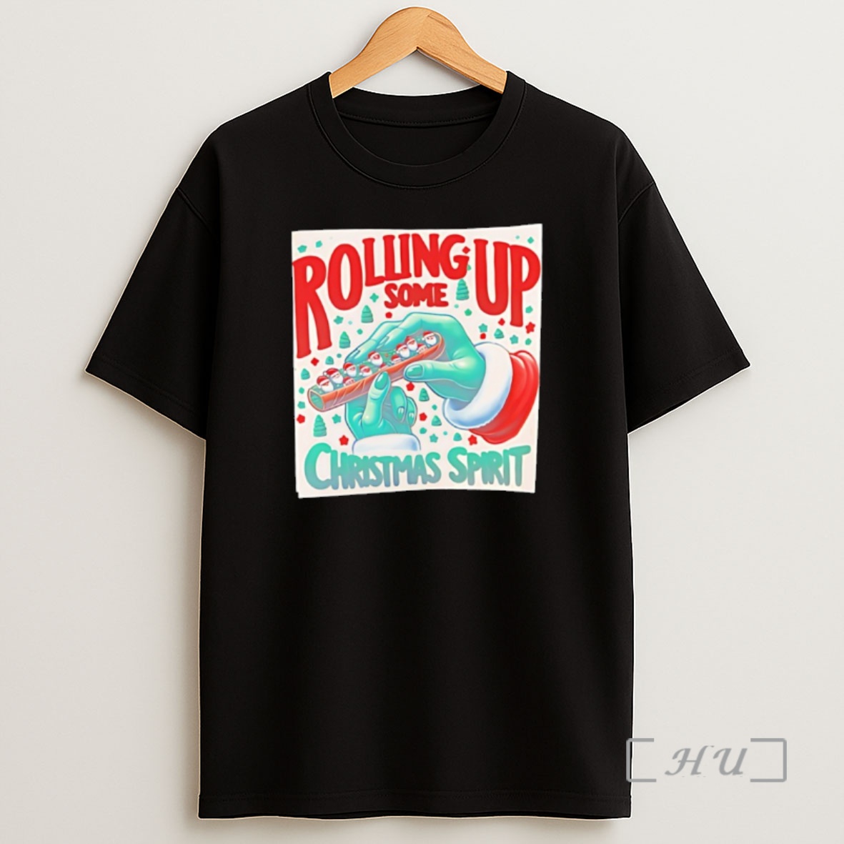 Officials Grinch Hands Rolling Up Some Christmas Spirit Shirt Sweatshirt Tee