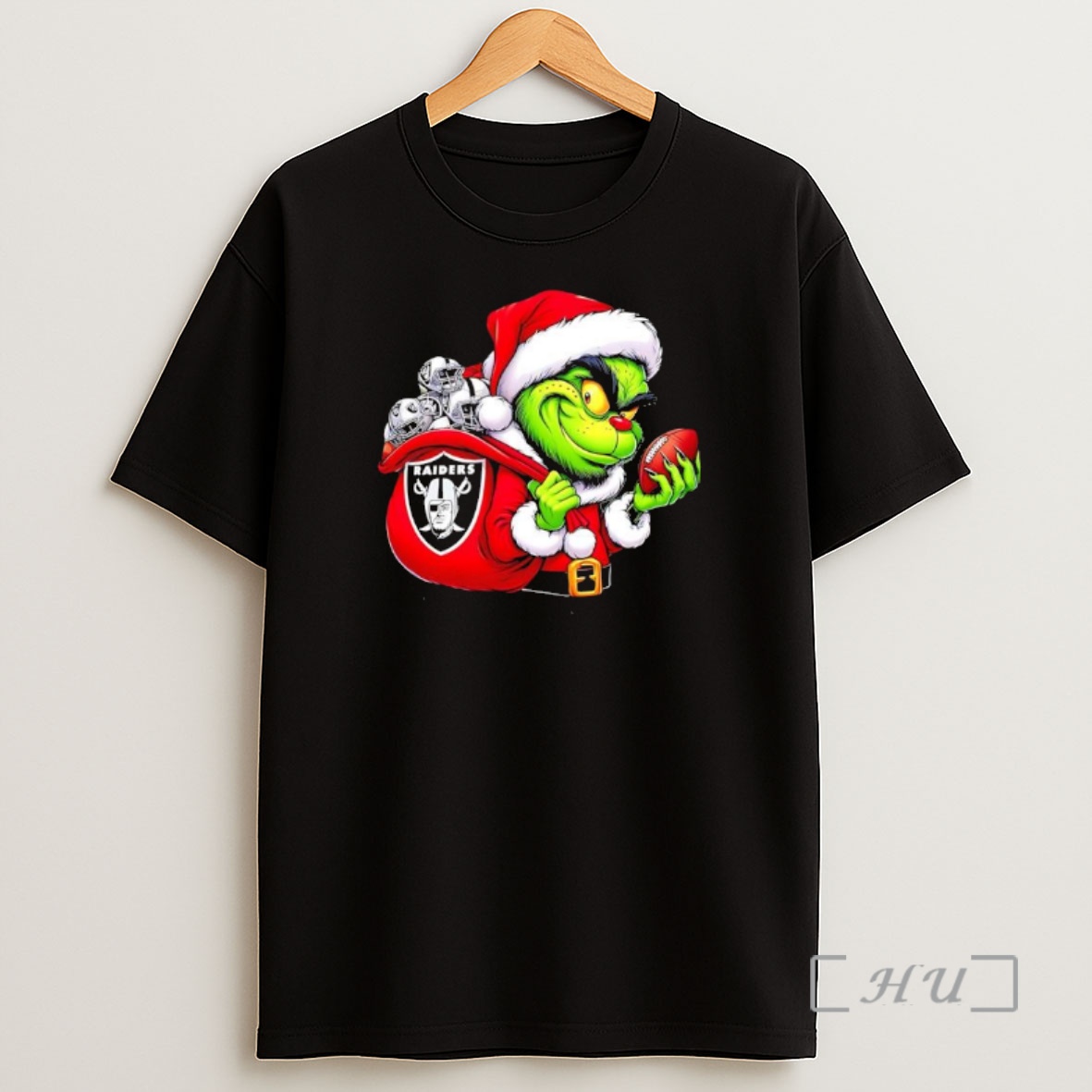 Officials Grinch Holding Las Vegas Raiders Grinchmas Shirt Sweatshirt Tee