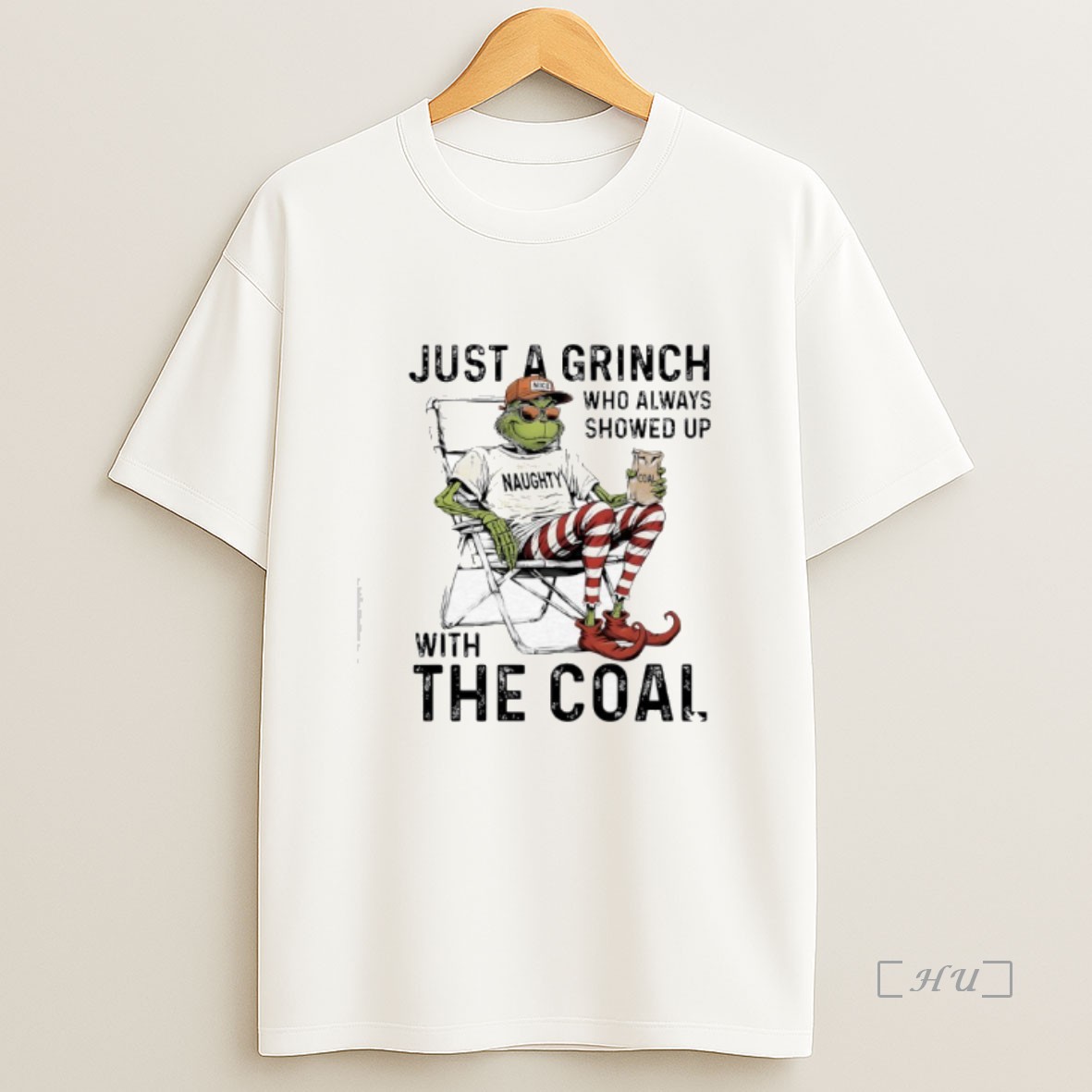 Officials Grinch Nice Just A Grinch Who Always Showed Up With The Coal Naughty Coal Premium Shirt Sweatshirt Tee