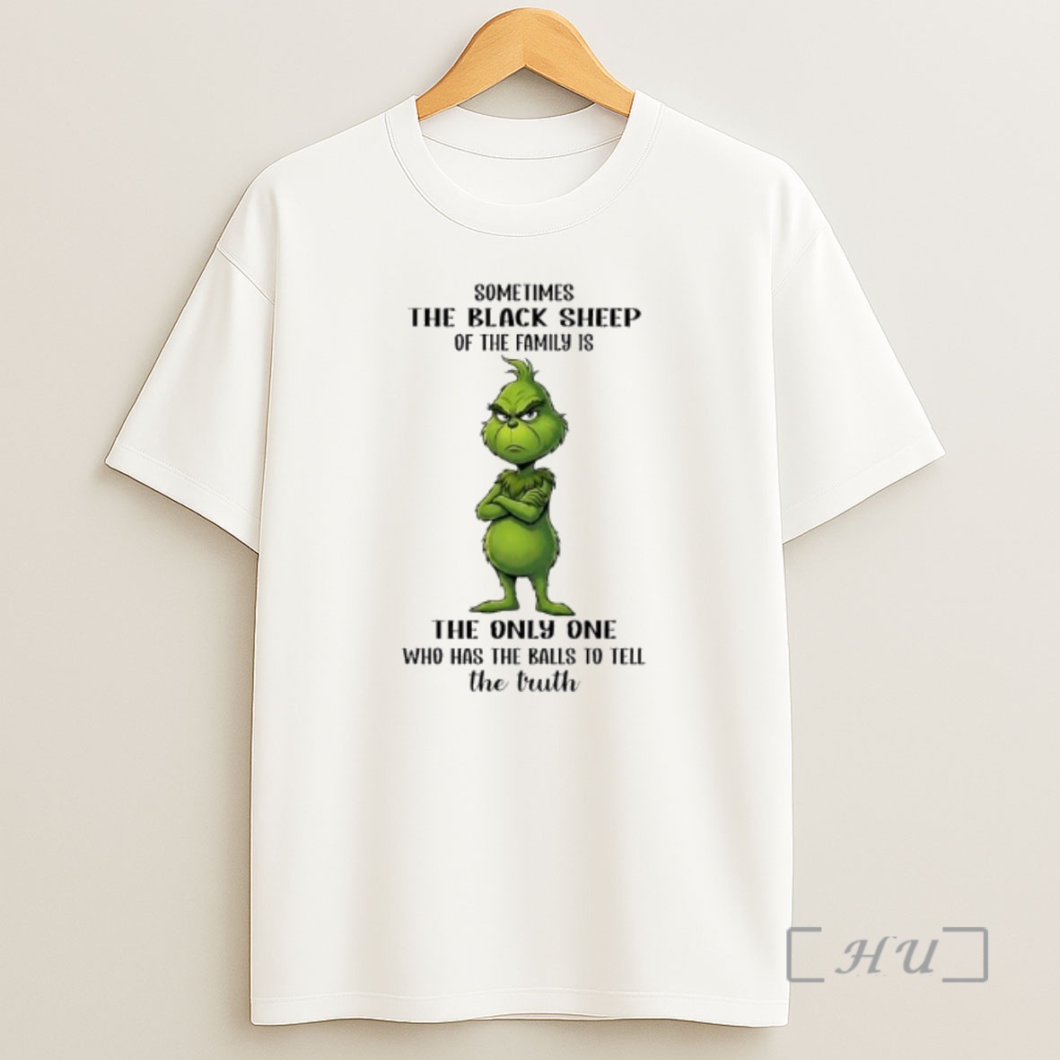 Officials Grinch Sometimes The Black Sheep Of The Family Is The Only One Who Has The Balls To Tell The Truth Shirt Sweatshirt Tee