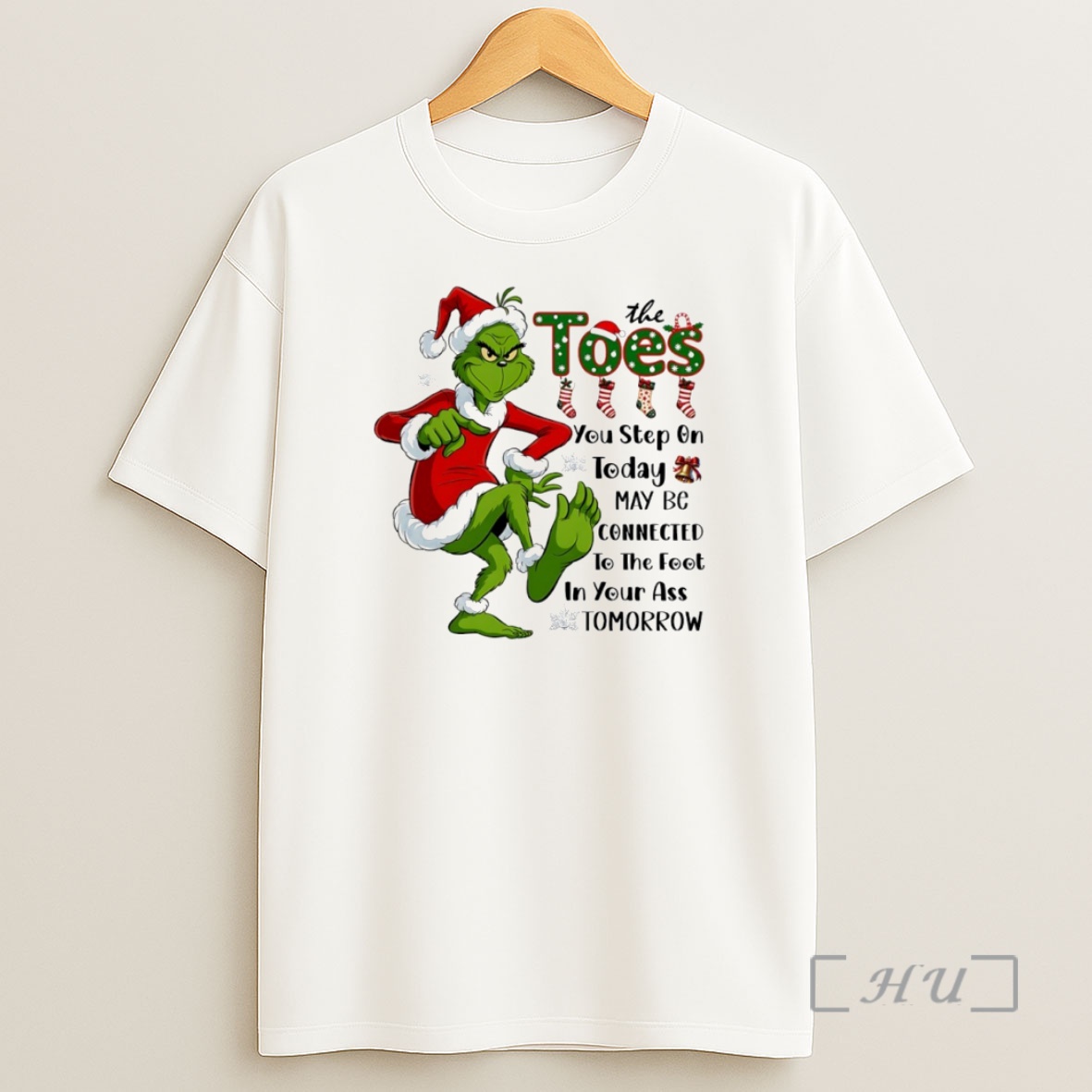 Officials Grinch The Toes You Step On Today May Be Connected Circle Premium Shirt Sweatshirt Tee