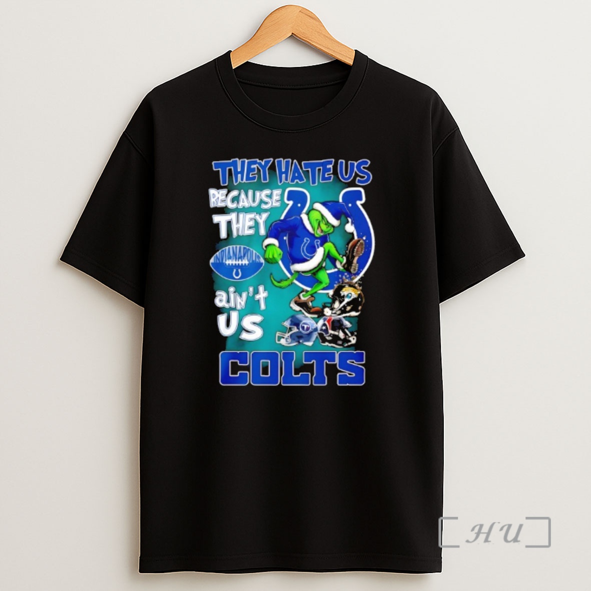 Officials Grinch They Hate Us Because They Aint Us Indianapolis Colts Shirt Sweatshirt Tee