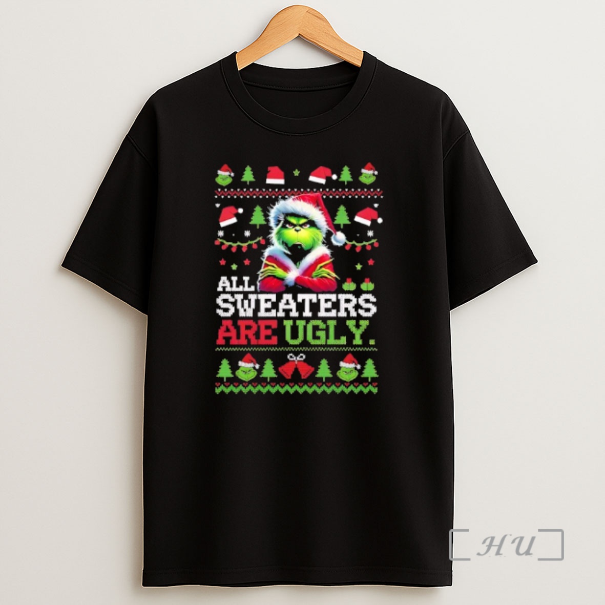 Officials Grinch Ugly Christmas All Sweaters Are Ugly Premium Shirt Sweatshirt Tee