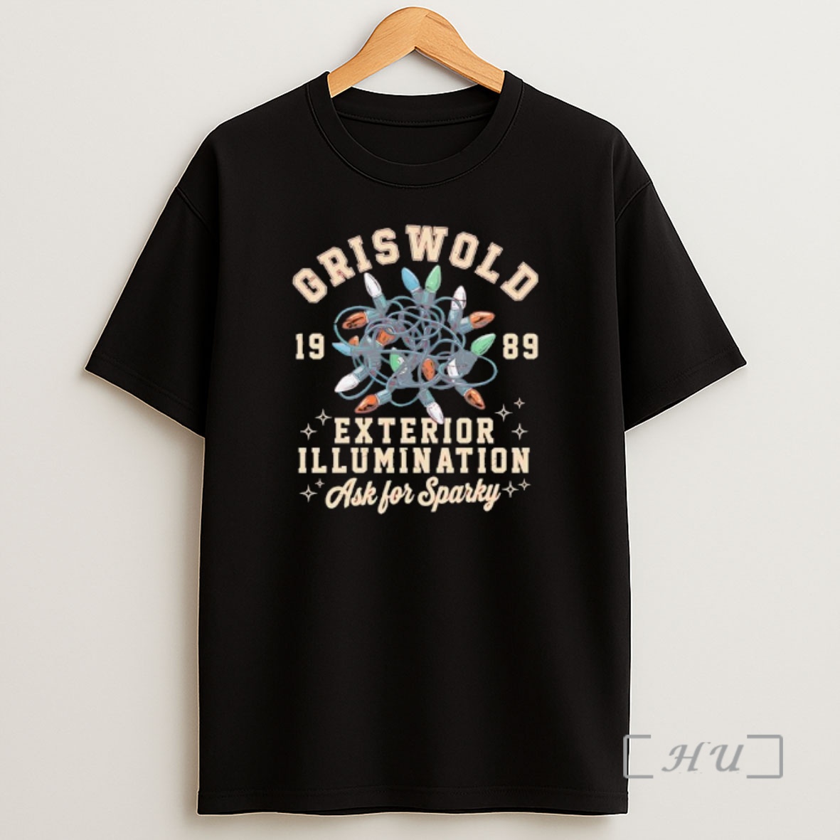 Officials Griswold Exterior Illumination 1989 Ask For Sparky Lights Graphic Premium Shirt Sweatshirt Tee
