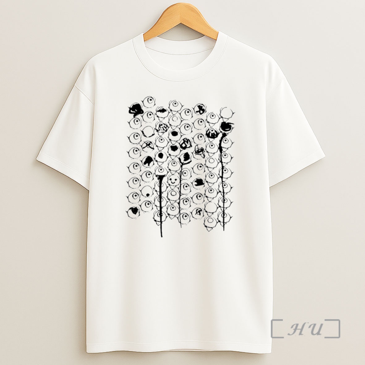 Officials Guqqie White Eye Circle Shirt Sweatshirt Tee