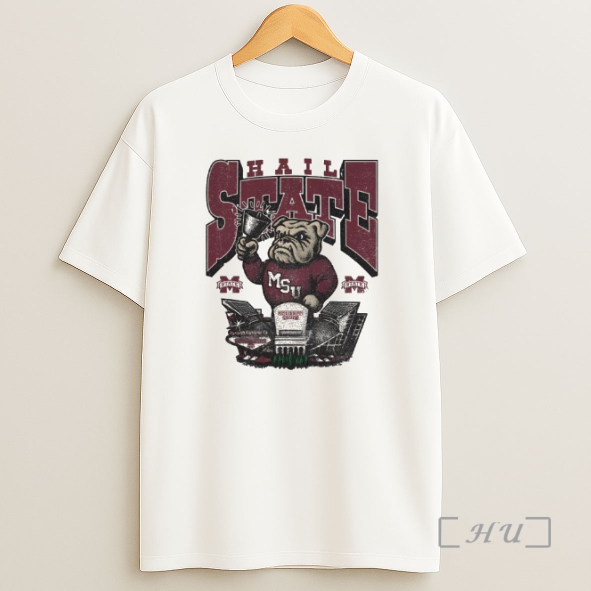 Officials Hail State Bulldog Stadium Mascot Shirt Sweatshirt Tee