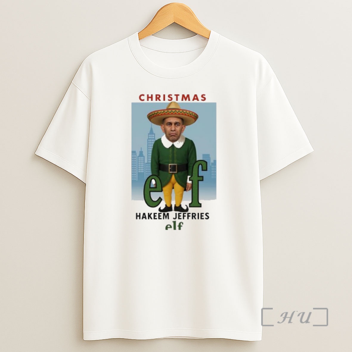 Officials Hakeem Jeffries Christmas Elf U S Shirt Sweatshirt Tee