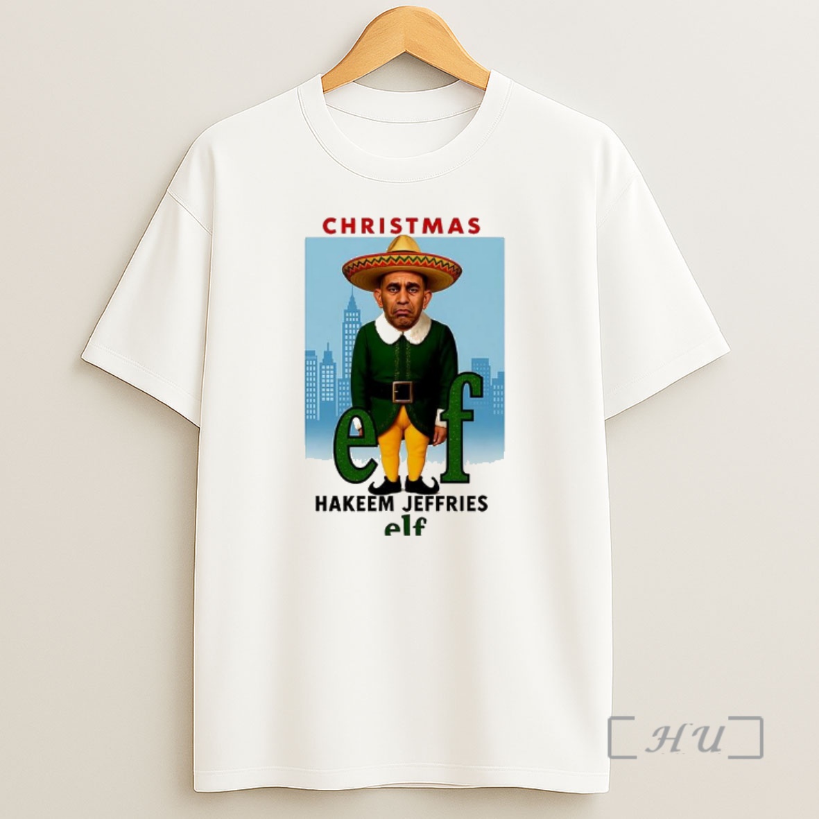 Officials Hakeem Jeffries Elf Christmas Shirt Sweatshirt Tee