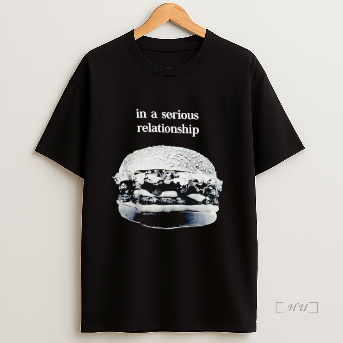 Officials Hamburger In A Serious Relationship Premium Shirt Sweatshirt Tee