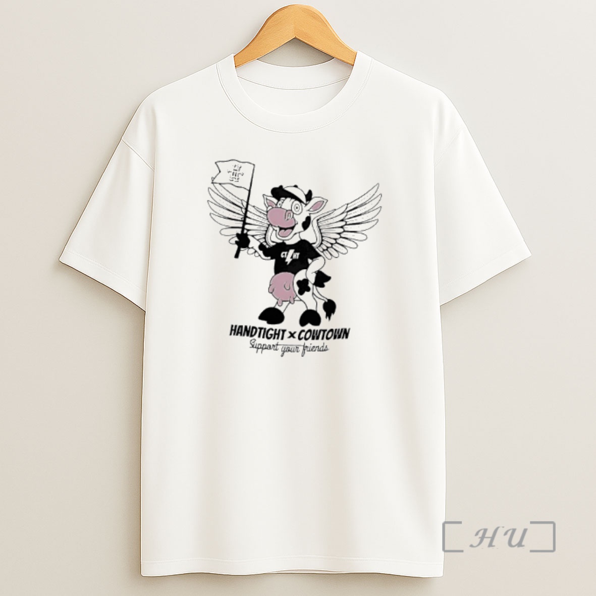 Officials Hand Tight X Cowtown Support Yur Friends Cow Graphic Premium Shirt Sweatshirt Tee