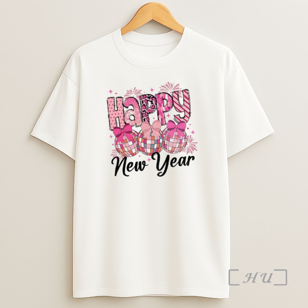 Officials Happy New Year 2026 Pink Coquette Bow Disco Ball Premium Shirt Sweatshirt Tee