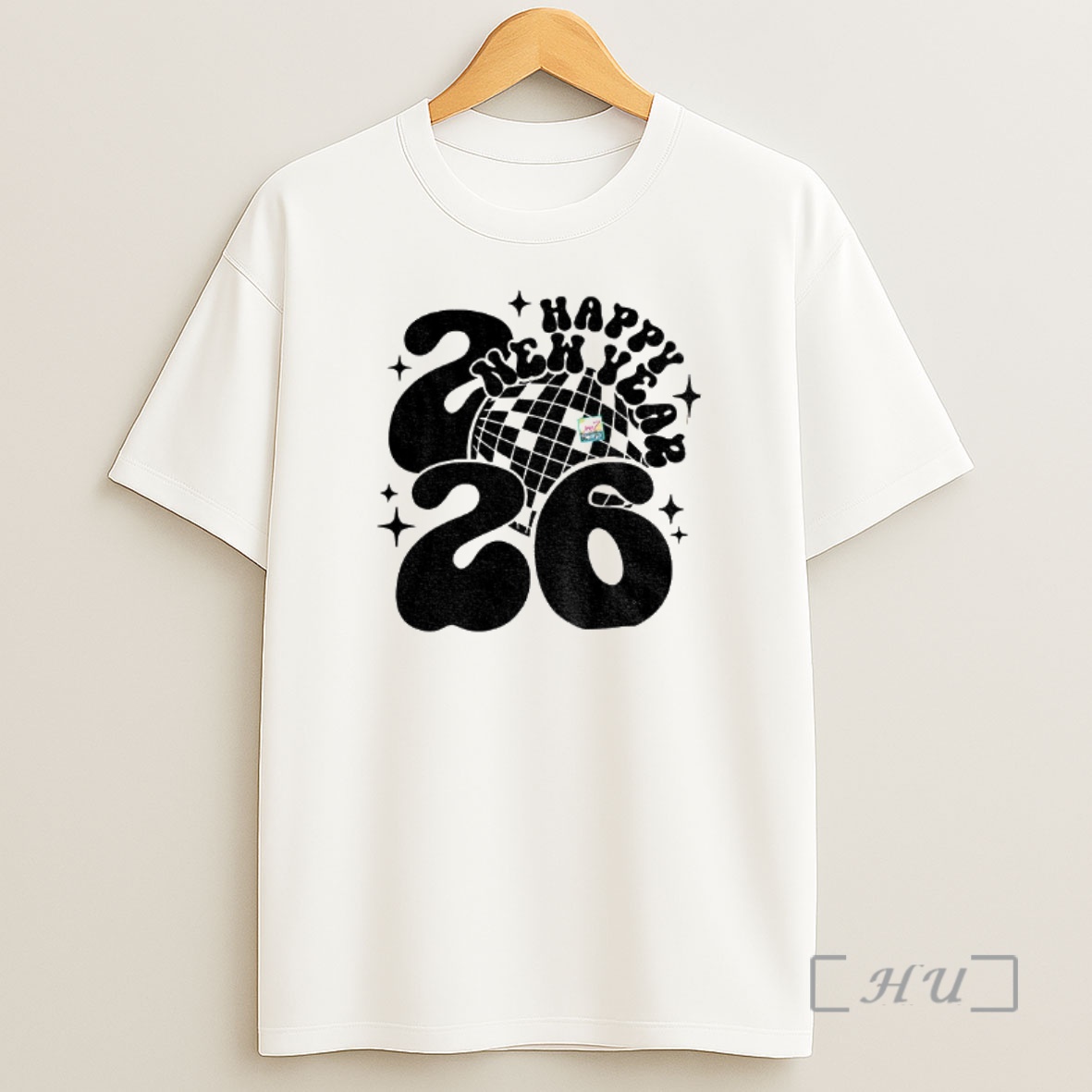 Officials Happy New Year 2026 Trendy Retro Disco Premium Shirt Sweatshirt Tee