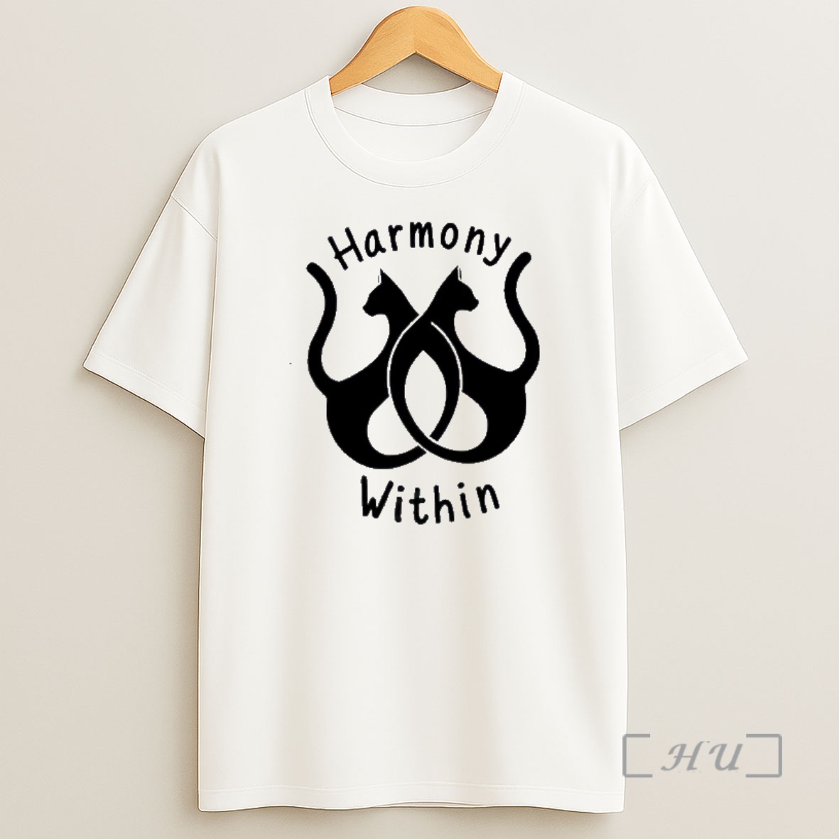 Officials Harmony Within Cats White Shirt Sweatshirt Tee