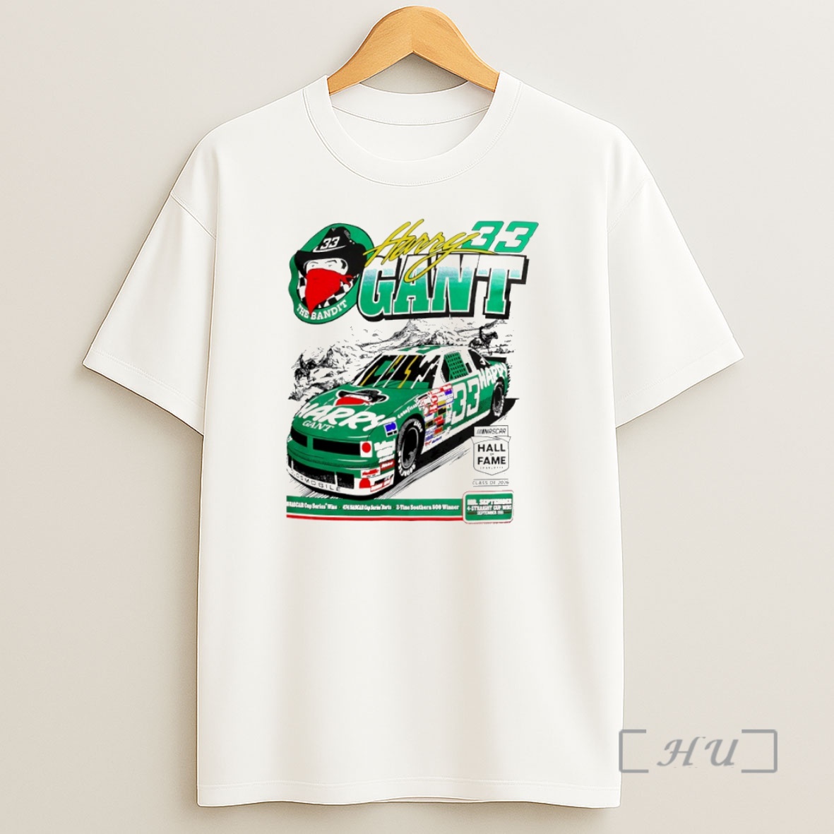 Officials Harry Gant 33 Hall Of Fame Circle Shirt Sweatshirt Tee