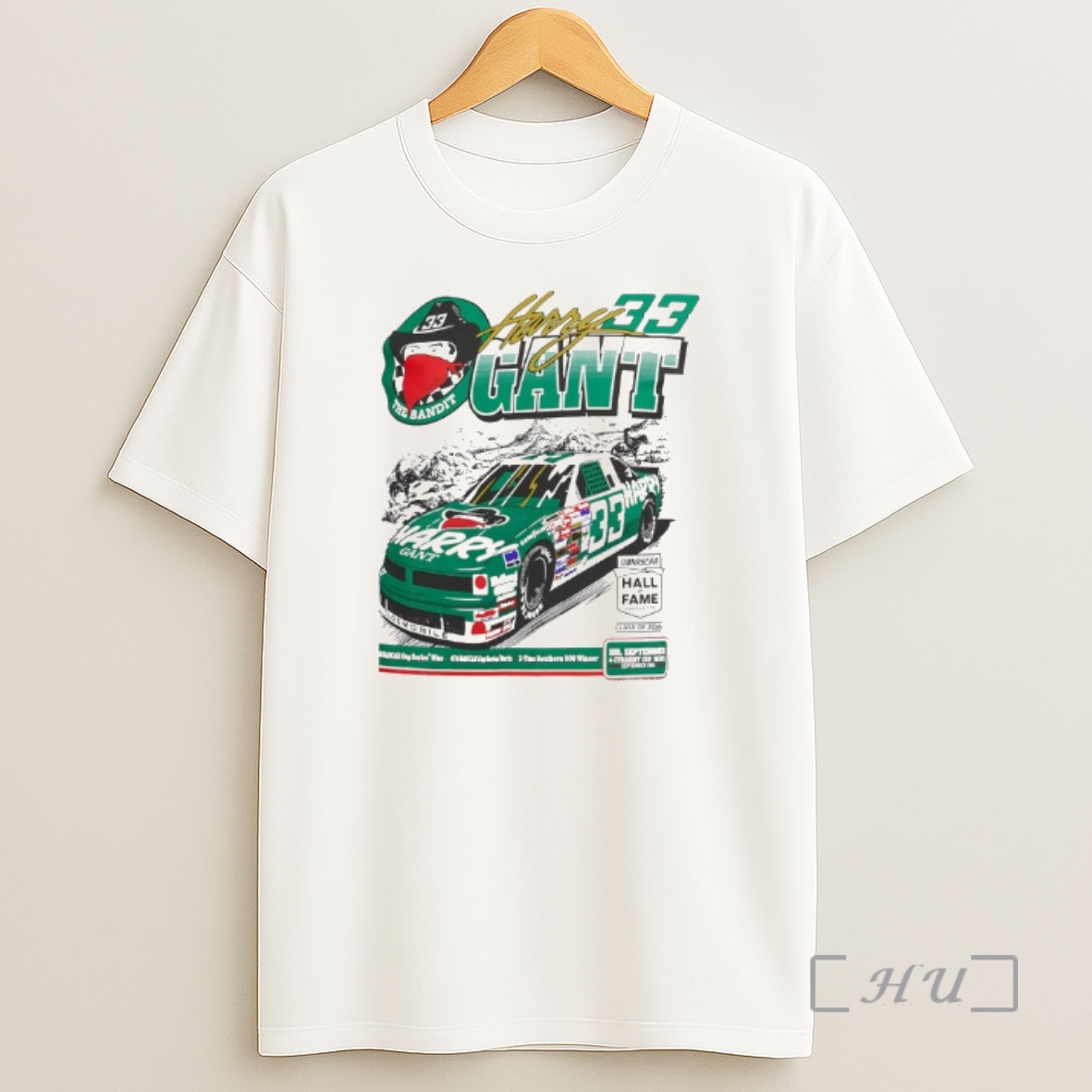 Officials Harry Gant Checkered Flag Sports Hall Of Fame Racing Shirt Sweatshirt Tee